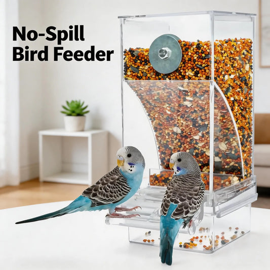 Bird Feeder, Transparent Hanging Feeder, Outdoor Hanging Bird Feeder, Floating Birdhouse, Pet Supplies & Porch Decor Birdfeeder Birdfeeding Birdlovers Birdsoftiktok Birdfeeder Birdfeeding Birdlovers Birdsoftiktok No-Spill Bird Feeder
